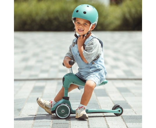 Самокат Scoot and Ride серії Highwaykick-1, сіро-зелений, 1-5 років