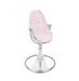 Стульчик для кормления Bloom Fresco Silver в комплекте с вкладышами из экокожи - Rosewater