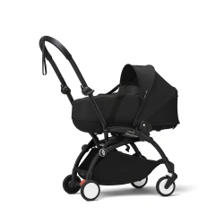 Універсальна коляска 2 в 1 з люлькою newborn shell Stokke YOYO³ Black (шасі Black) - зображення