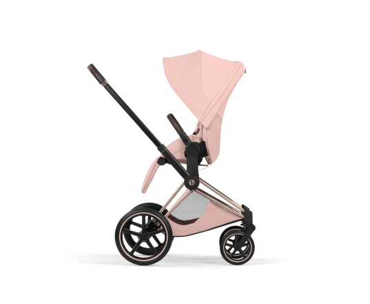 Прогулочная коляска Cybex Priam Style Collection 5.0 - peach pink (шасси Rosegold)