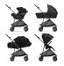 Универсальная коляска 2 в 1 Cybex Melio Street - Real Black