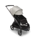 Универсальная коляска 2в1 Bugaboo DRAGONFLY - black/grey melange misty white