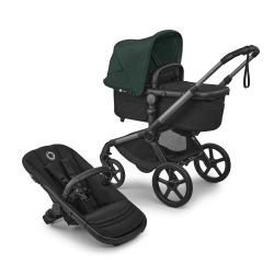 Универсальная коляска 2в1 Bugaboo FOX 5 RENEW - grafite/heritage black fern green - изображение