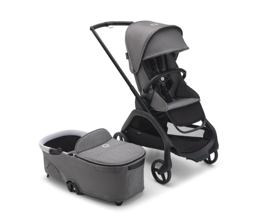 Универсальная коляска 2в1 Bugaboo DRAGONFLY - grafite/midnight black grey melange