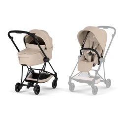 Коляска 2 в 1 Cybex MIOS Comfort Collection 5.0 - cozy beige (шасі Matt black) - зображення