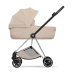 Коляска 2 в 1 Cybex MIOS Style Collection 5.0 - cozy beige (шасі Chrome)