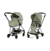 Коляска 2 в 1 Cybex MIOS Style Collection 5.0 - sage green (шасі Matt Black)