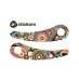 Наклейки на раму для біговела Wishbone Stickers - Paisley