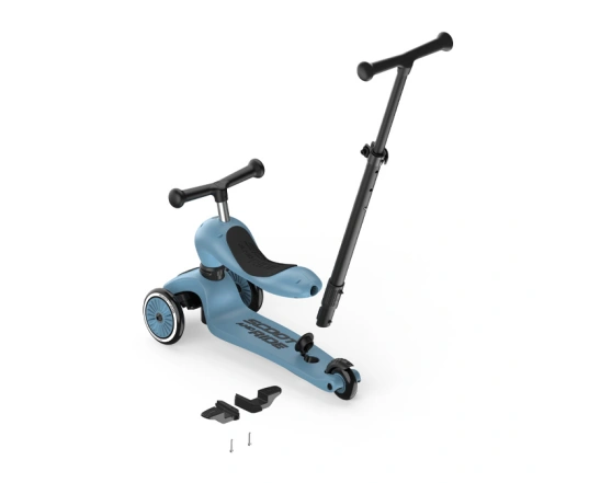 Самокат Scoot and Ride серії Highwaykick-1 Push and Go - сіро-синій