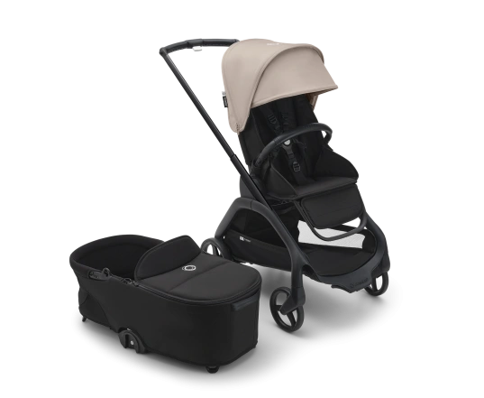 Универсальная коляска 2в1 Bugaboo DRAGONFLY - black/midnight black desert taupe