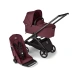 Універсальна коляска 2в1 Bugaboo DRAGONFLY - black/dark cherry-dark cherry