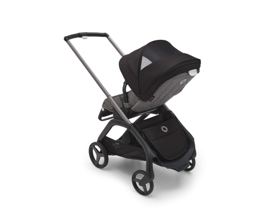 Прогулочная коляска Bugaboo DRAGONFLY - graphite/grey melange midnight black