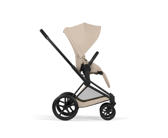 Прогулянкова коляска Cybex PRIAM Style Collection 5.0 - cozy beige (шасі Matt Black)