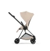 Коляска 2 в 1 Cybex MIOS Style Collection 5.0 - cozy beige (шасі Matt Black)