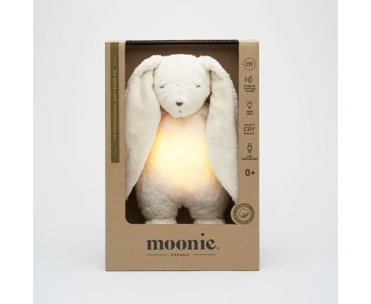 Музичний зайчик з нічником MOONIE 2.0 - Polar Natur