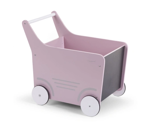 Візок дерев'яний Childhome WOODEN STROLLER - SOFT PINK