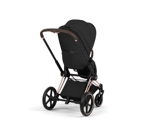 Коляска Cybex PRIAM Style Collection 5.0 - sepia black (шасі Rosegold)