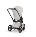 Коляска Cybex PRIAM Style Collection 5.0 - city grey (шасі Rosegold)
