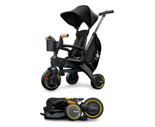 Складной трехколесный велосипед Doona Liki Trike S5 Nitro black