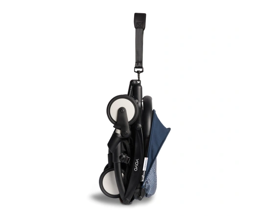 Універсальна коляска 2 в 1 Stokke YOYO³ + люлька Bassinet  BABYZEN Navy Blue/AF Airfrance (шасі Black)