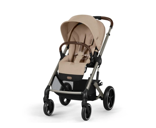 Прогулянкова коляска Cybex BALIOS S LUX TPE - almond beige (з бампером)