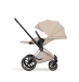 Прогулочная коляска Cybex Priam Style Collection 5.0 - cozy beige (шасси Rosegold)