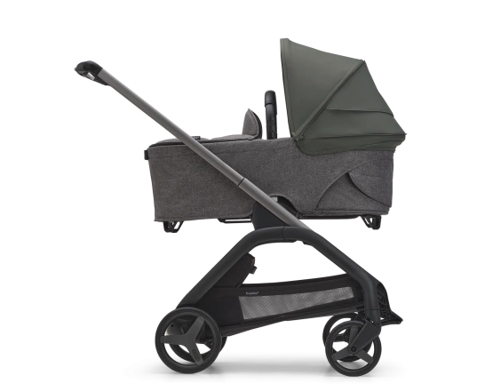 Универсальная коляска 2в1 Bugaboo DRAGONFLY - grafite/grey melange forest green