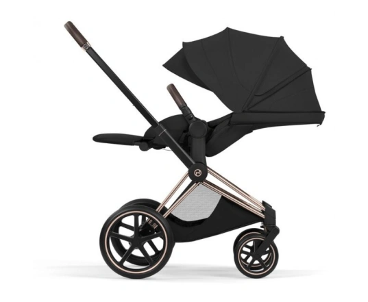 Коляска Cybex PRIAM Style Collection 5.0 - sepia black (шасі Rosegold)