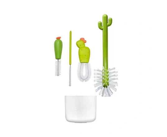 Набор для мытья бутылок и сосок Boon Cacti