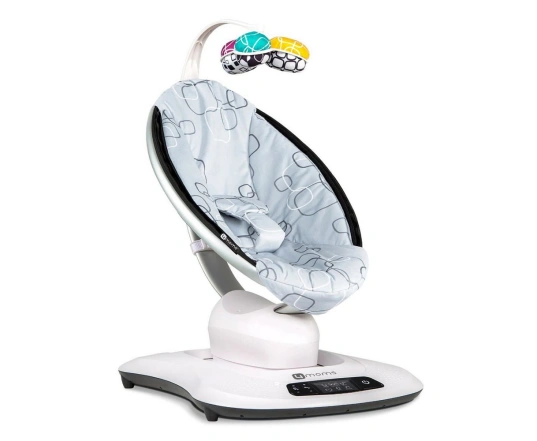 Шезлонг качалка 4Moms MAMAROO - plush silver