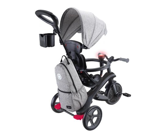 Велосипед дитячий GLOBBER серії EXPLORER TRIKE 4в1 DELUXE PLAY - Чорно-сірий