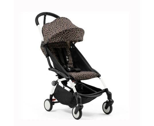 Прогулянкова коляска Stokke YOYO³ з 6 місяців Leopard (шасі White)