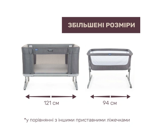 Ліжечко 3 в 1 Chicco NEXT2ME FOREVER кол.77
