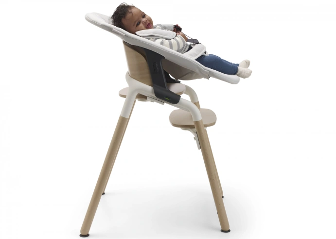 Купить Шезлонг Bugaboo Giraffe Newborn Rocker - TORNADO GREY с доставкой по Украине | KIDSLINE-44 - изображение