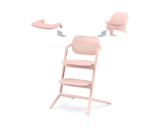 Стілець для годування 3 в 1 Cybex LEMO - pearl pink