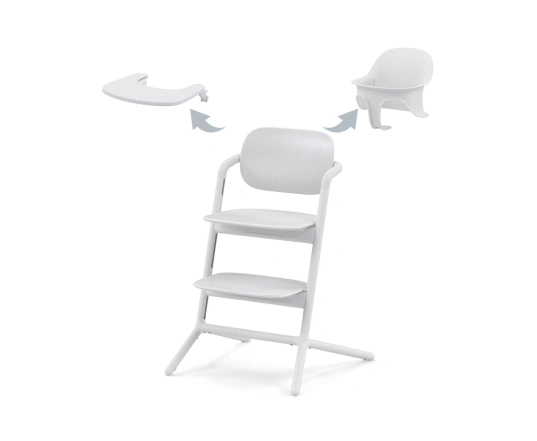 Стілець для годування 3 в 1 Cybex LEMO - all white