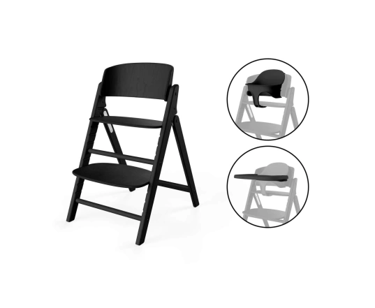 Стільчик для годування 3в1 Cybex CLICK&FOLD - stunning black