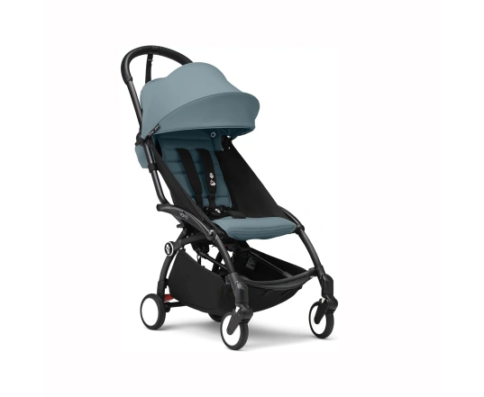 Прогулочная коляска Stokke YOYO³ с 6 месяцев Aqua (шасси Black)