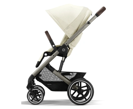 Прогулянкова коляска Cybex BALIOS S LUX TPE - seashell beige (з бампером)