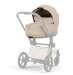 Коляска Cybex PRIAM Style Collection 5.0 - cozy beige (шасі Rosegold)