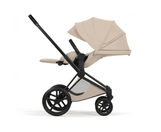 Коляска Cybex PRIAM Style Collection 5.0 - cozy beige (шасі Matt Black)
