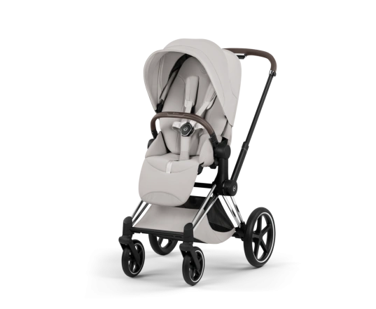 Прогулянкова коляска Cybex PRIAM Style Collection 5.0 - city grey (шасі Chrome Brown)
