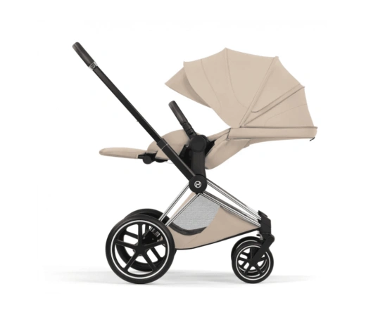 Коляска Cybex PRIAM Style Collection 5.0 - cozy beige (шасі Chrome Brown)