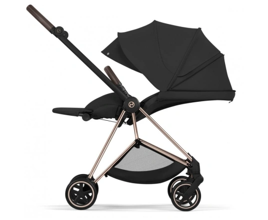 Коляска 2 в 1 Cybex MIOS Comfort Collection 5.0 - sepia black (шасі Rosegold)