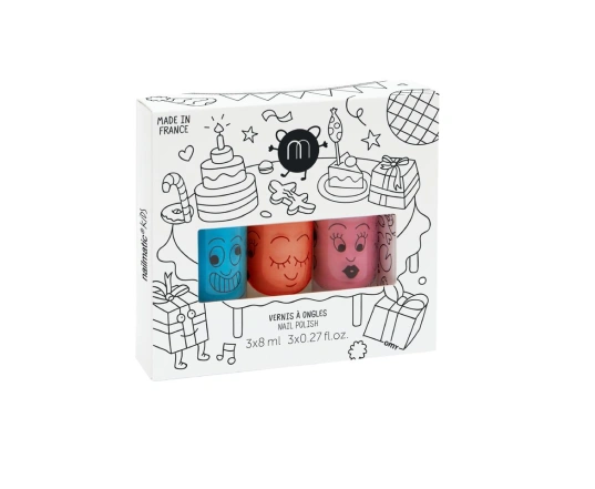 Набор из 3х лаков Nailmatic - GASTON, DORI, COOKIE