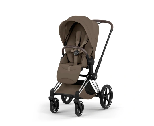 Прогулянкова коляска Cybex PRIAM Style Collection 5.0 - coconut brown (шасі Chrome Brown)