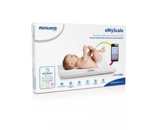 Электронные детские смарт-весы Miniland Baby eMyScale