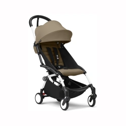 Прогулянкова коляска Stokke YOYO³ з 6 місяців Toffee (шасі White) - зображення