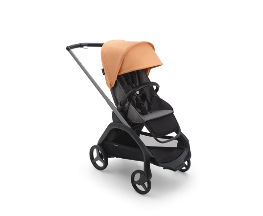 Прогулочная коляска Bugaboo DRAGONFLY - grafite/grey melange island coral