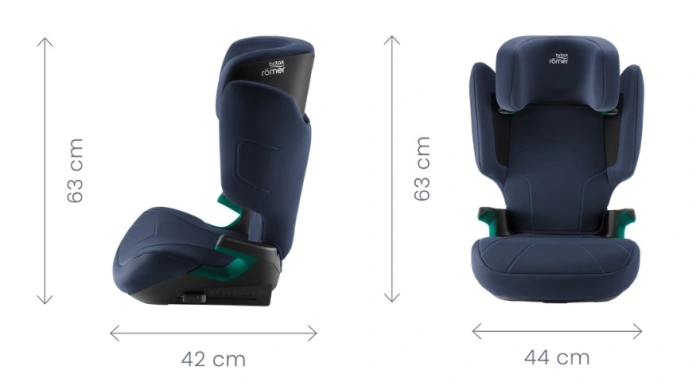 Купить Автокресло BRITAX-ROMER HI-LINER Midnight Grey с доставкой по Украине | KIDSLINE-45 - изображение